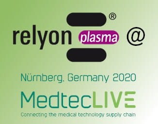 Medtec LIVE 2020 - relyon plasma in Halle 10.0 auf Stand 10.0-344