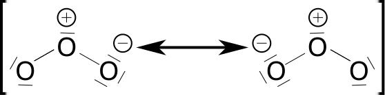 Ozone molecule