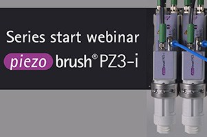Webinar about the piezobrush PZ3-i