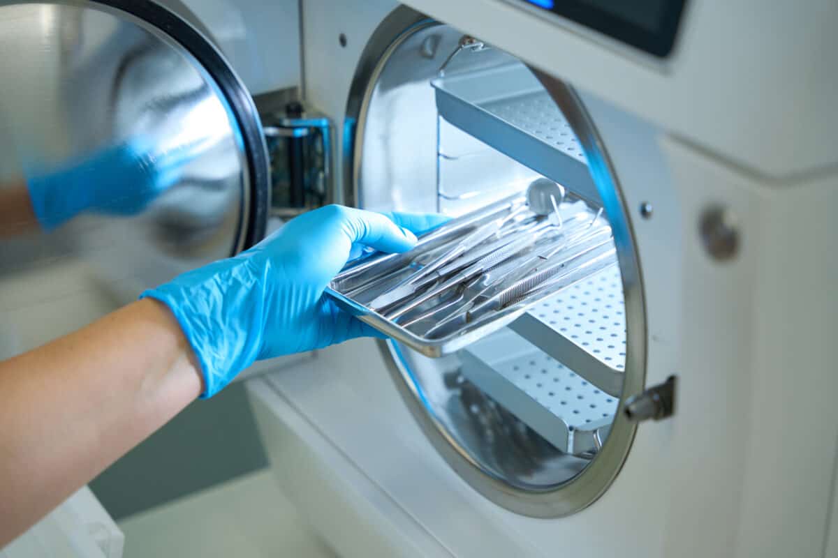 Sterilisation von medizinischen Geräten