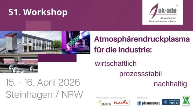 Atmosphärendruckplasma für die Industrie